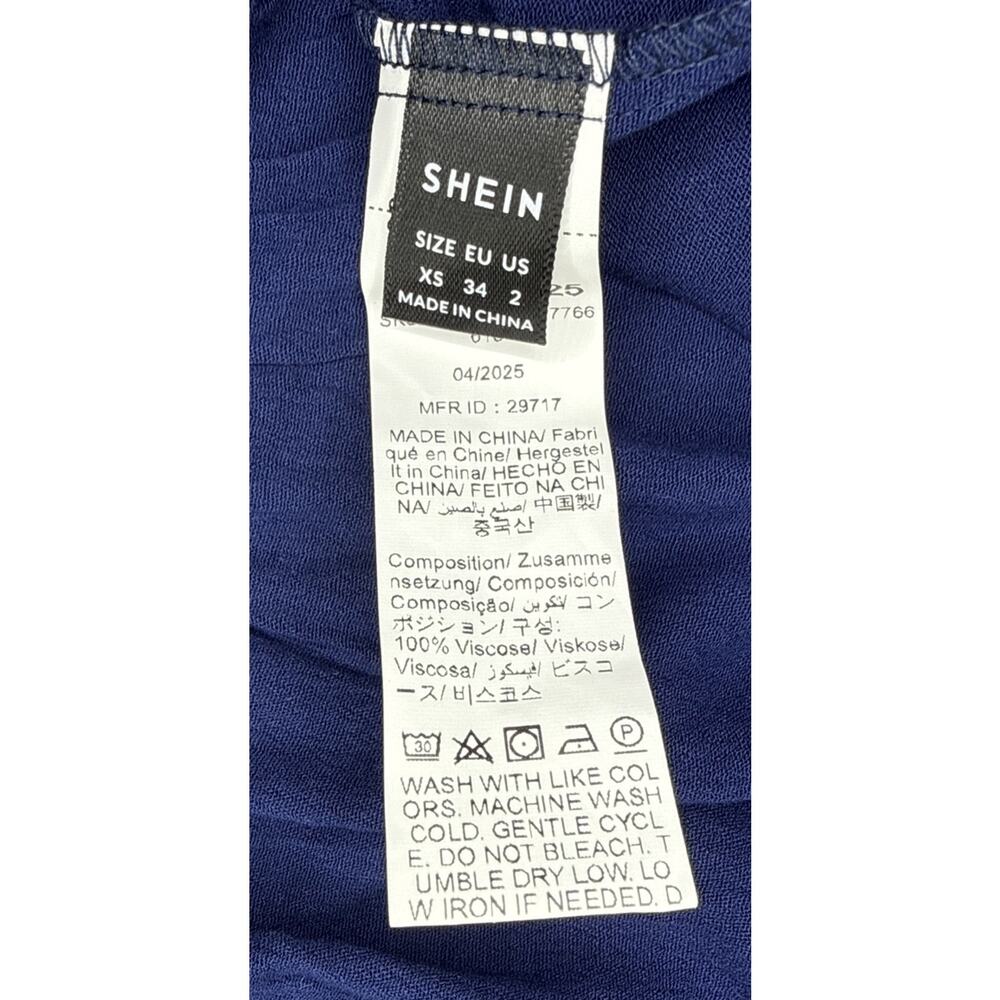 Shein Navy Blue Sleeveless Maxi Dress Size XS - Picture 5 of 5